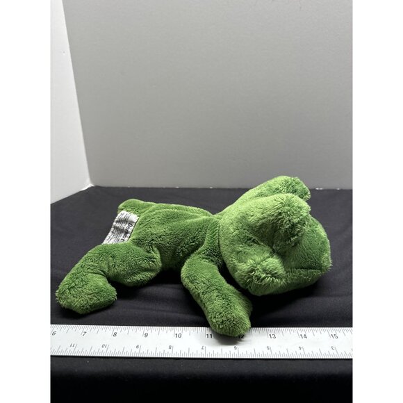 Dermot Russ 10” Plush Frog Toy Green Stuffed Animal - Picture 5 of 7